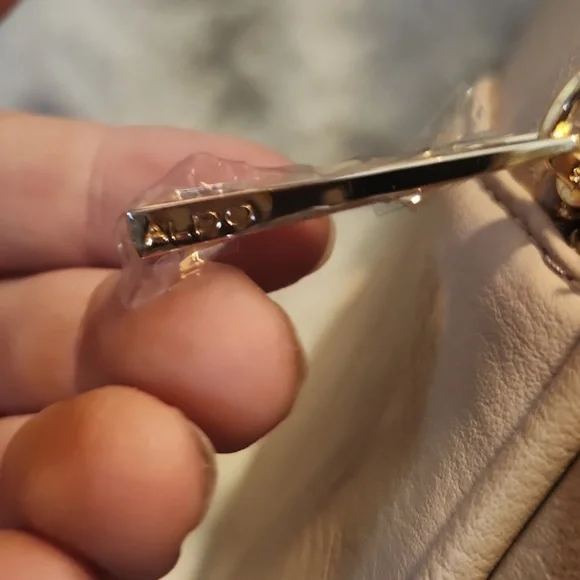 NWT Aldo Blush Pink Mini Backpack with Chain Detail - Picture 5 of 8